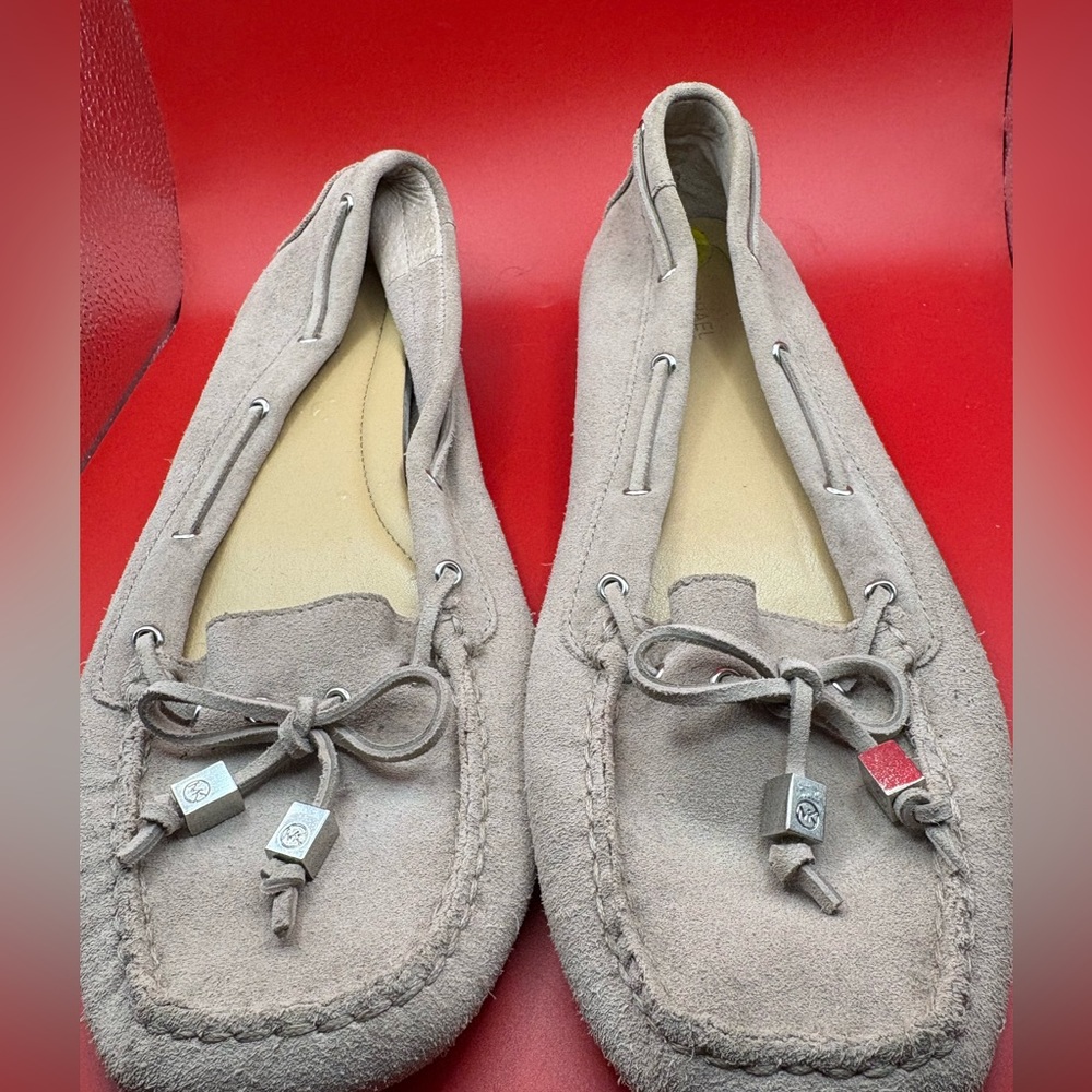 Michael Kors light tan Suede Women's Moccasins